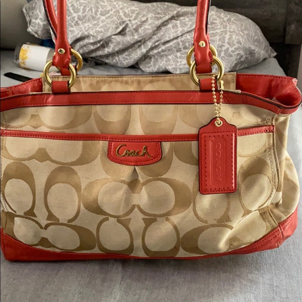 Coach hand bag
